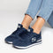 Skechers OG 85 - Dames Sneakers - Vintage retro stijl - Navy