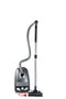 Severin BC 7045 - Slede stofzuiger - 750 W - 3L stofzak - HEPA 13 - Platinum grijs/Rood