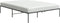 vidaXL - Bedframe - metaal - zwart - 140x200 - cm
