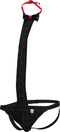Mob Body-suspensory - Erotisch Heren Ondergoed - Met Das En Strikje - Zwart - L/xl