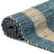 vidaXL - Vloerkleed - handgemaakt - 80x160 - cm - jute - blauw