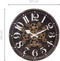 Industrial wandklok met bewegende tandwielen - 50cm - zwart - Henry - NeXtime