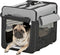 Flamingo Smart Top Plus - Transportkooi Honden - Ventilatiegaas - Zwart/grijs 109cm