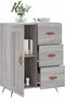 vidaXL - Dressoir - 69,5x34x90 - cm - bewerkt - hout - grijs - sonoma - eikenkleurig