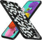iMoshion Hoesje Geschikt voor Samsung Galaxy A51 Hoesje Siliconen - iMoshion Design hoesje - Wit / Zwart / White Flowers