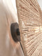 GOOD&MOJO Wandlamp Iguazu - Jute/Zwart - Ø55cm - Binnen