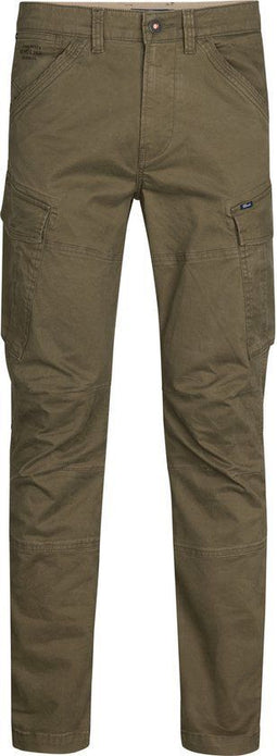 Petrol Industries Cargo Broek - Heren - Rekbare twill - Groen - Maat W32L32