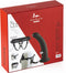 Virgite Strap-on Harnas met zwarte dildo - maat M