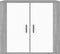vidaXL - Dressoir - 80x33x70 - cm - bewerkt - hout - grijs - sonoma - eikenkleurig