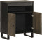 vidaXL - Dressoir - 60x33x75 - cm - massief - mangohout - zwart