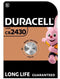 Duracell DL2430 - Knoopcelbatterij - 3,2mm hoog - 24,5mm breed - 24,5mm diep