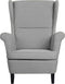 ABSON - Fauteuil - Grijs - Polyester