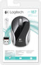Logitech Wireless Mini Mouse M187 - Draadloos - 1000dpi - Zwart