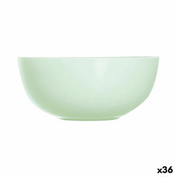 Kom Luminarc Diwali Paradise Groen Glas 12 cm (36 Stuks)