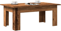 vidaXL - Salontafel - 100x60x42 - cm - bewerkt - hout - oud - houtkleurig