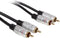 Velleman - Audiokabel RCA - 5 meter - Zwart