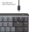 Logitech MX Mechanical Mini - Toetsenbord voor Mac - Ergonomisch met slimme achtergrondverlichting - Donkergrijs