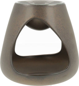Scentchips® Triangel Hoog - Waxbrander - Geurbrander - Oliebrander - Wax Melts Brander - Aromabrander - Ook Geschikt Voor Essentiële Oliën - Geurolie - Waxmelts - Brons