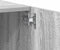 vidaXL - Tv-meubel - 100x35x40 - cm - bewerkt - hout - grijs - sonoma - eikenkleurig