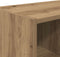 vidaXL - Schoenenrekken - 2 - st - stapelbaar - 89,5x30x40 - cm - artisanaal - eiken
