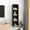 vidaXL - Tv-wandmeubel - 37x37x142,5 - cm - bewerkt - hout - hoogglans - zwart