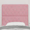 vidaXL - Hoofdbord - Crystal - Button - Tufted - Roze - 100 - cm - Fluweel
