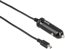 Hama Autolader Mini USB - 1 m kabel - LED-indicatie - zwart