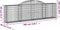 vidaXL - Schanskorven - 5 - st - gewelfd - 300x30x80/100 - cm - gegalvaniseerd - ijzer
