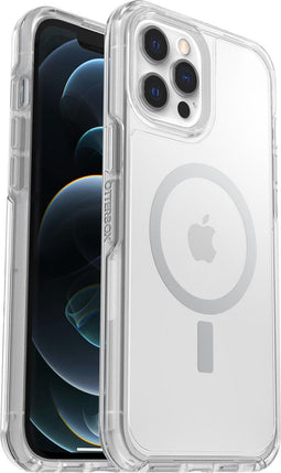 OtterBox iPhone 12 Pro Max - Symmetry Plus hoesje met MagSafe - Antimicrobieel - Transparant