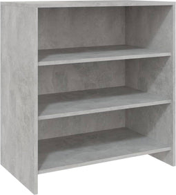 vidaXL - Dressoir - 70x40,5x75 - cm - bewerkt - hout - betongrijs
