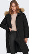 JDY JDYLOOK - PADDED LONG PARKA JACKET OTW SIE - Dames Jas met bond kraag - M
