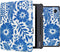 imoshion E-reader Hoesje - Geschikt voor Kobo Libra H2O - Design Slim Hard Case Sleepcover Bookcase met stand - Flower Tile