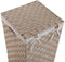 Versa - Wasmand - Polyester Metaal 33 x 52 x 33 cm - Beige