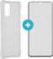 iMoshion Hoesje met screenprotector Geschikt voor Samsung Galaxy S20 Plus Hoesje met screenprotector - iMoshion Anti-Shock Backcover + Premium - transparant