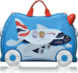 Trunki Amelia - Kinderkoffer - Hardcase - Vliegtuig - Kleurrijk