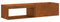 vidaXL - Vuurkorf - met - Houtopslag - 160x45x35 - cm - Weerbestendig - Staal