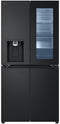 LG GMG861EPAE - Amerikaanse koelkast - Total No Frost InstaView - Essence Mat Zwart