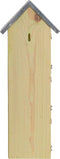 Esschert Design Vogelhuisje - Hout naturel - 19,5 x 16,5 x 51,5 cm