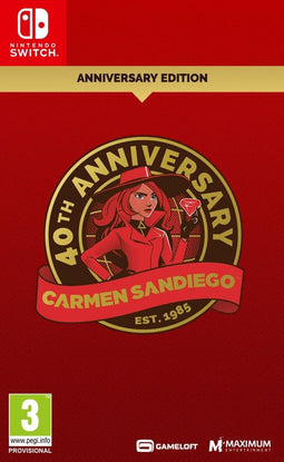 Maximum Games Carmen Sandiego - 40th Anniversary Edition - Nintendo Switch - Exclusieve skins en wereldkaart
