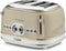 Ariete 0156 - Retro Broodrooster - 4 Sneden - Vintage Beige