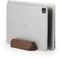 Oakywood Dual Laptop Dock - Massief Walnoot - Echt Hout Verticale MacBook/Laptop/Tablet Standaard - Clean Desk Design