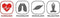 Little Balance 8685 - Personenweegschaal - 13 lichaamsindicatoren + springtouw - Zwart (2 stuks)