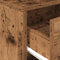 vidaXL - Nachtkastjes - 2 - st - met - lade - 40x34x50 - cm - oud - houtkleurig