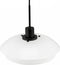 Dyberg Larsen Hanglamp 31 Cm E27 Glas 25w Wit/zwart