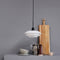 Dyberg Larsen Hanglamp 31 Cm E27 Glas 25w Wit/zwart