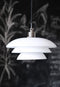 Dyberg Larsen Hanglamp Dl20 Opal Led 20 X 9 Cm Staal 5w Wit