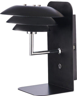 Dyberg Larsen Hanglamp Dl20 Usb 23 X 28 Cm Staal 33w Matzwart