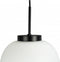 Dyberg Larsen Hanglamp Dl39 30 Cm E27 Glas 60w Wit/zwart