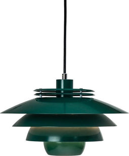 Dyberg Larsen Hanglamp Ejka 38 X 20 Cm Staal 60w Donkergroen