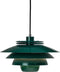 Dyberg Larsen Hanglamp Ejka 38 X 20 Cm Staal 60w Donkergroen